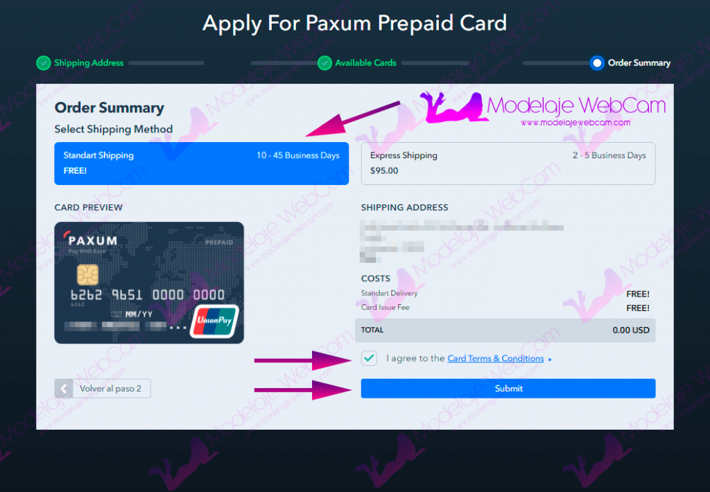 Cómo solicitar la tarjeta prepago Paxum