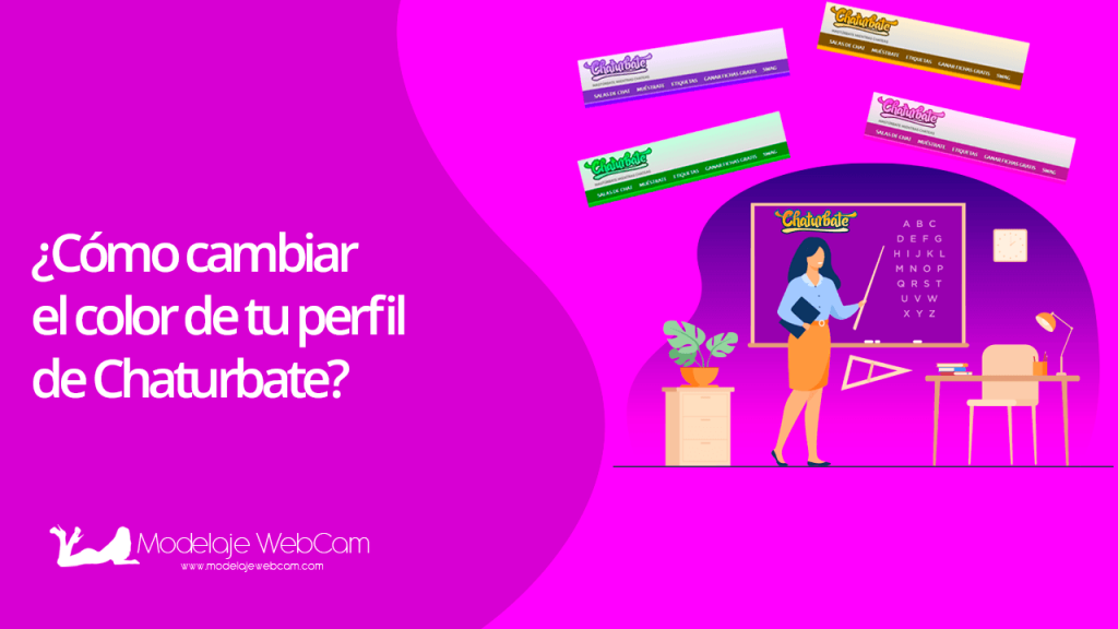 Cómo cambiar el color de tu perfil de Chaturbate