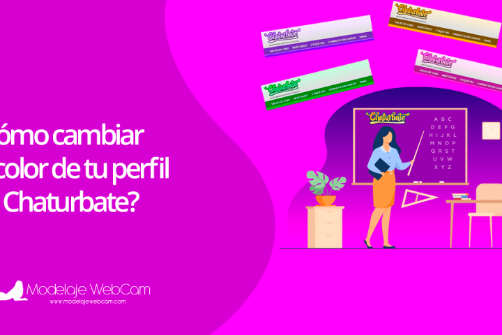 Cómo cambiar el color de tu perfil de Chaturbate