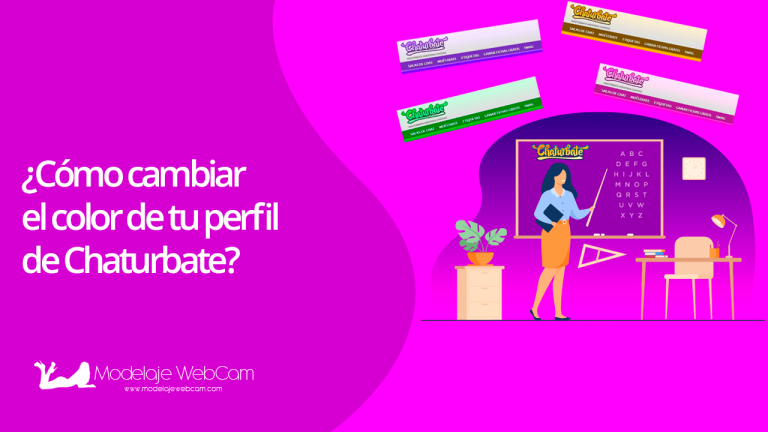 ¿Cómo cambiar el color de tu perfil de Chaturbate?