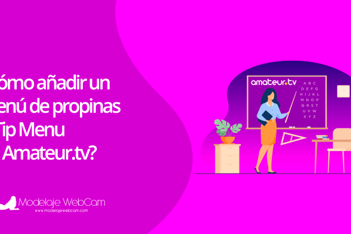 Cómo añadir un tip menu o menu de propinas en amateur.tv