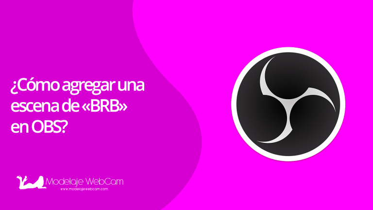 ¿Cómo agregar una escena de «BRB» en OBS?
