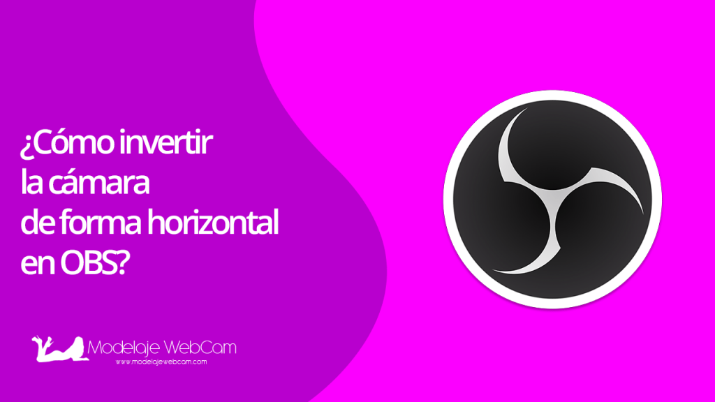 Cómo invertir la cámara de forma horizontal en OBS