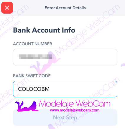 Detalle bancario de Bancolombia EFT