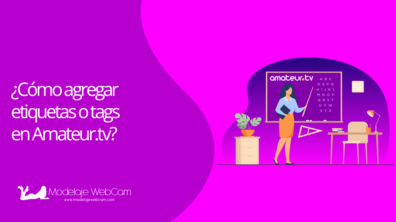 Cómo agregar etiquetas o tags en Amateur.tv