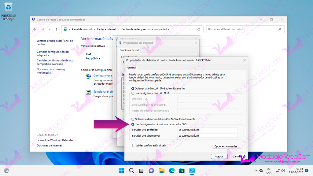 Protegerse de las amenazas de Internet con AdGuard DNS en Windows 11