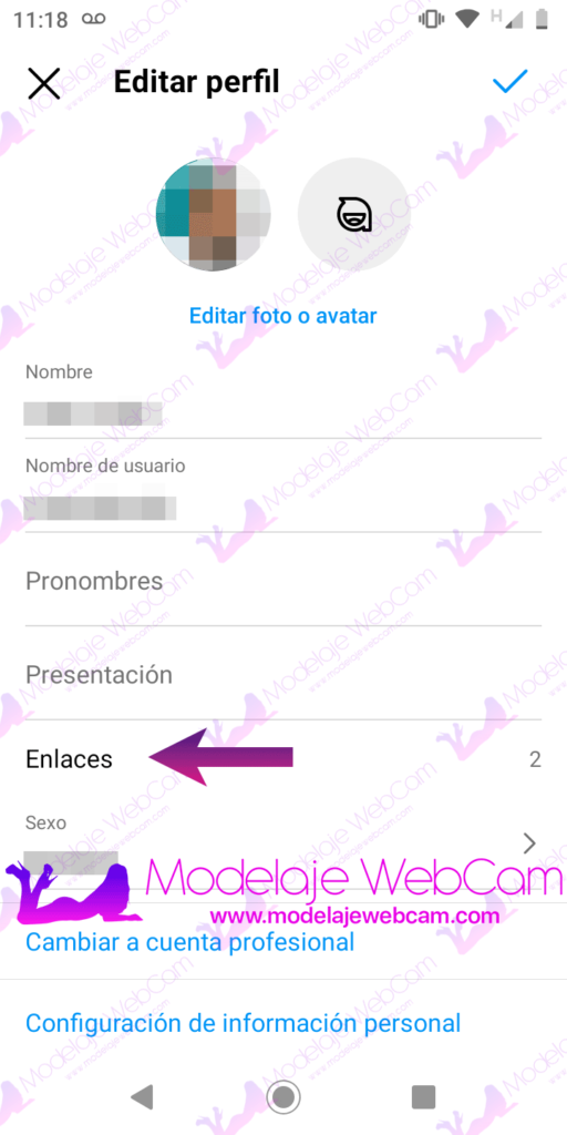 Agregar varios enlaces en Instagram