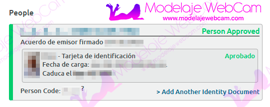 Chaturbate broadcaster verification completed