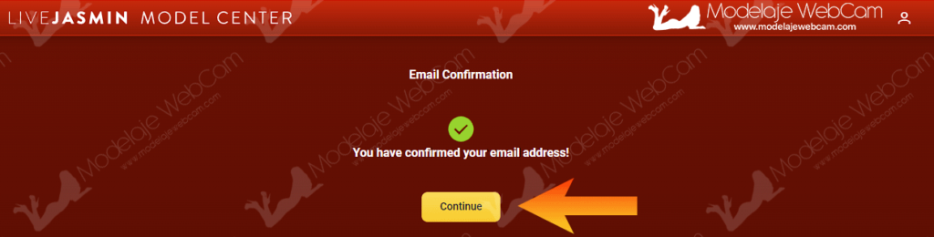 LiveJasmin - Email Confirmed