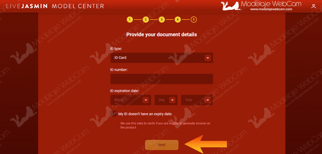LiveJasmin Model - Provide your documents