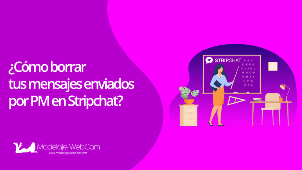 Cómo borrar tus mensajes enviados por PM en Stripchat