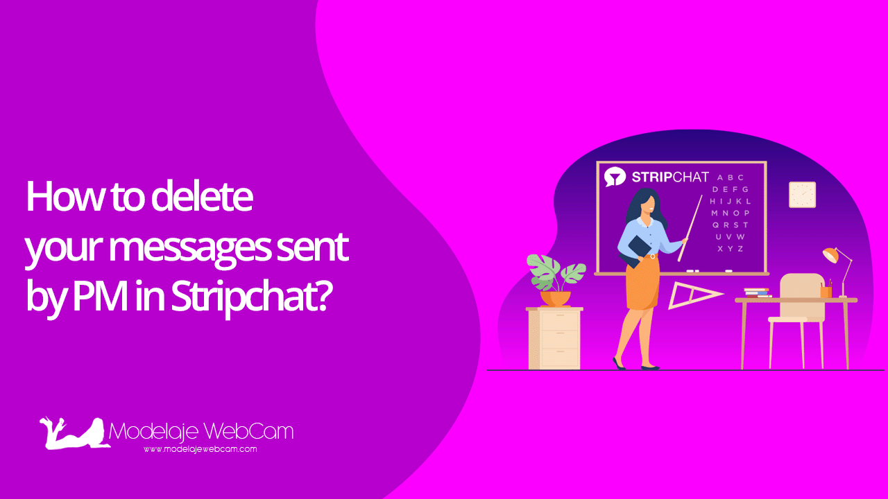 How to delete PM in Stripchat?