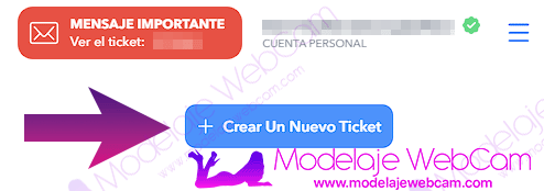 Paxum - Crear ticket de soporte