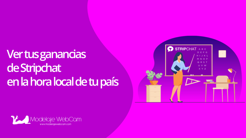 Ver tus ganancias de Stripchat en la hora local de tu país