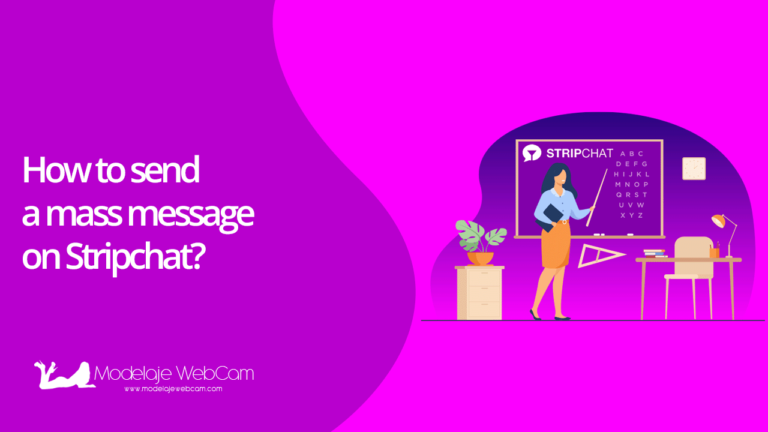 How to send a mass message on Stripchat?