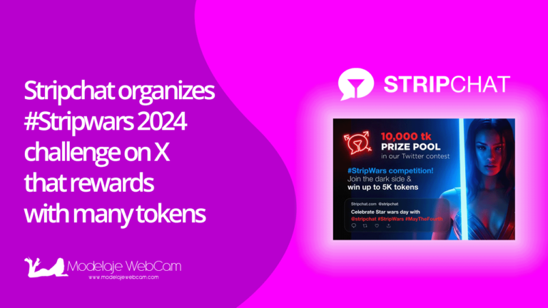 Stripchat organizes #Stripwars 2024 challenge on X that rewards with many tokens