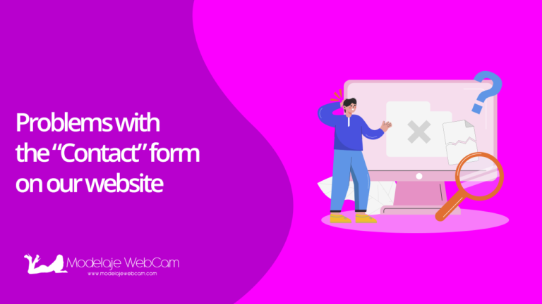 Problems with the “Contact” form on our website