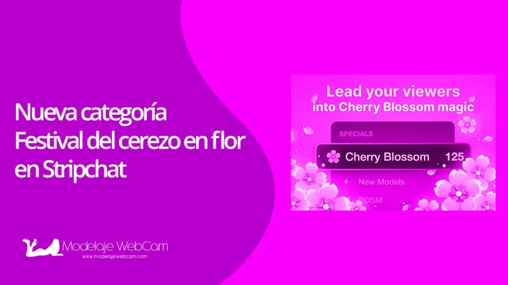 Nueva categoría Festival del cerezo en flor en Stripchat
