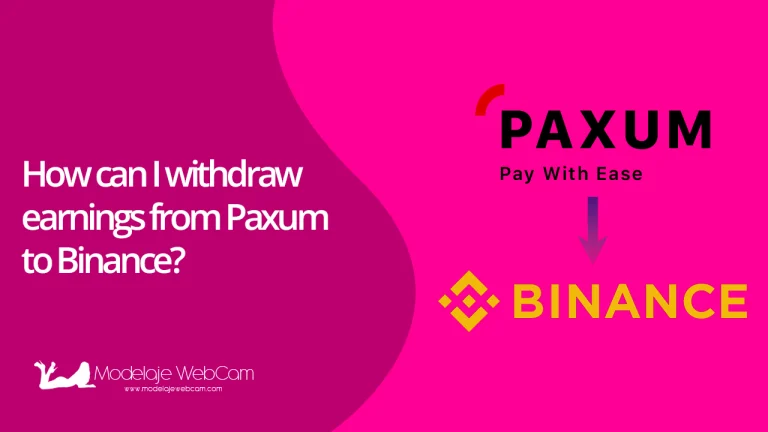 How can I withdraw earnings from Paxum to Binance?