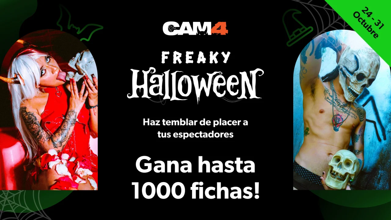 Concurso de Halloween 2025 en CAM4 para modelos